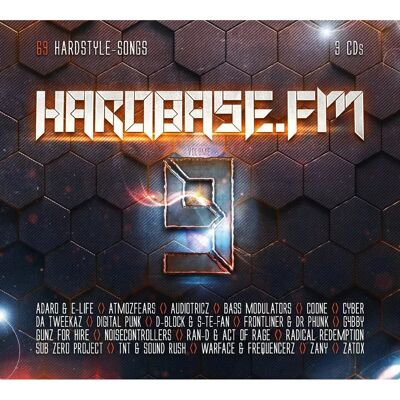 HardBase.FM Vol. 9 - Verschiedene - 3-CD-Box-Set - Musiksammlung HardBase.FM Vol. 9 - Verschiedene - 3-CD-Box-Set - Musiksammlung