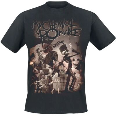 My Chemical Romance On Parade - T-skjorte med korte ermer - Svart - Vanlig passform My Chemical Romance On Parade - T-skjorte med korte ermer - Svart - Vanlig passform
