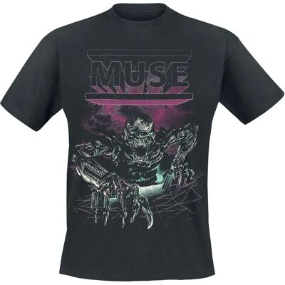 Muse - Murph Euro Tour Werchter - Svart - XXL - T-skjorte Muse - Murph Euro Tour Werchter - Svart - XXL - T-skjorte