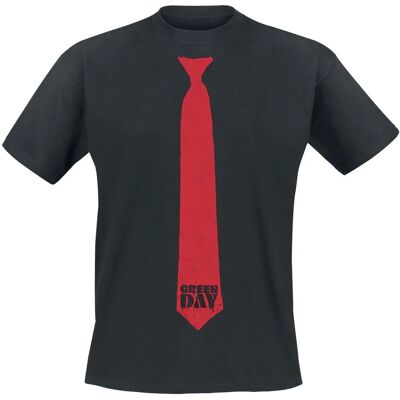 Green Day Kortærmet Skjorte med Sløjfe - Sort - Almindelig pasform - T-shirt Green Day Kortærmet Skjorte med Sløjfe - Sort - Almindelig pasform - T-shirt