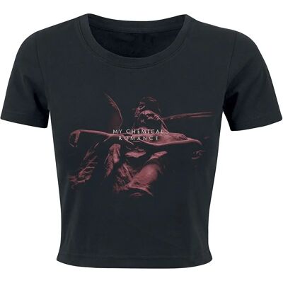 My Chemical Romance Angel Crop T-Shirt Kortermet - Casual Top My Chemical Romance Angel Crop T-Shirt Kortermet - Casual Top