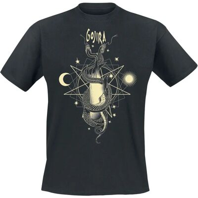 Gojira Celestial Snakes Bio-Baumwolle T-Shirt - Herren S-XXL Gojira Celestial Snakes Bio-Baumwolle T-Shirt - Herren S-XXL