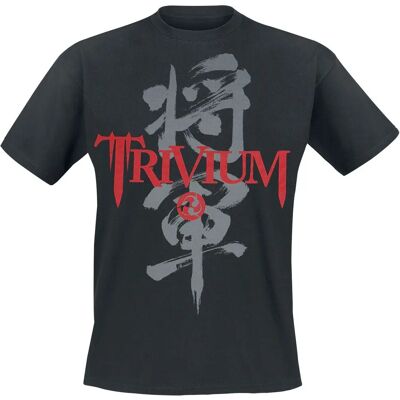 Trivium Shogun Kanji Remix T-paita - Mies - Musta Trivium Shogun Kanji Remix T-paita - Mies - Musta