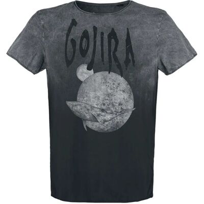 Gojira From Mars Reprise - T-Shirt Kortærmet - Grå - Regulær Pasform - Rund Hals Gojira From Mars Reprise - T-Shirt Kortærmet - Grå - Regulær Pasform - Rund Hals