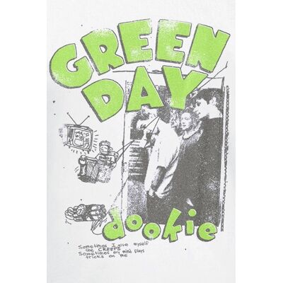 Green Day - Basket Case Photo - Valkoinen - XL - T-paita Green Day - Basket Case Photo - Valkoinen - XL - T-paita
