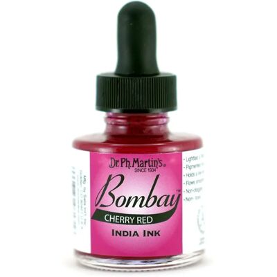 Dr. Ph. Martin's Bombay Indian Drawing Ink - Cherry Red Dr. Ph. Martin's Bombay Indian Drawing Ink - Cherry Red