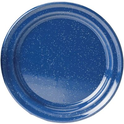 GSI Outdoors 11526 Durable Impact Steel Enamelled Blue Dinner Plate GSI Outdoors 11526 Durable Impact Steel Enamelled Blue Dinner Plate