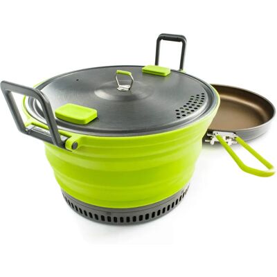 Set de cocina GSI Escape HS con olla y sartén - Verde Set de cocina GSI Escape HS con olla y sartén - Verde