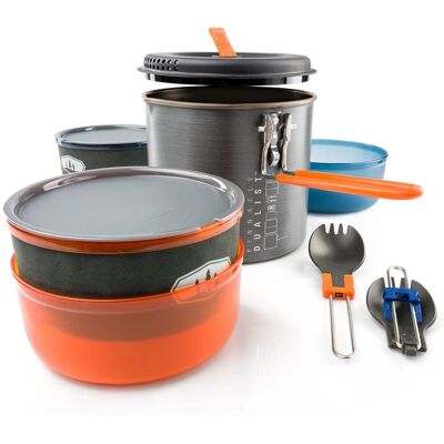 Sada Pinnacle Dualist II od GSI Outdoors - Lehká, Odolná, pro 2-4 osoby Sada Pinnacle Dualist II od GSI Outdoors - Lehká, Odolná, pro 2-4 osoby