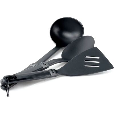 Set di posate GSI Outdoors 74051 - 3 pezzi Nero Set di posate GSI Outdoors 74051 - 3 pezzi Nero