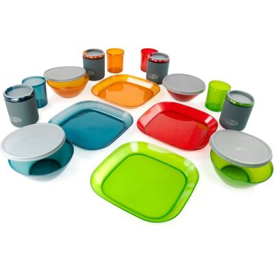 GSI Outdoor GSI Set di stoviglie INFINITY 4 PERSONE Deluxe GSI Outdoor GSI Set di stoviglie INFINITY 4 PERSONE Deluxe