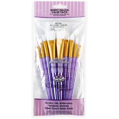 Royal & Langnickel RCC306 - White Taklon - Brush Set Royal & Langnickel RCC306 - White Taklon - Brush Set