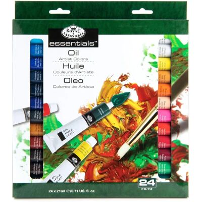 Pinturas de óleo Royal & Langnickel - 24 x 21ml Pinturas de óleo Royal & Langnickel - 24 x 21ml