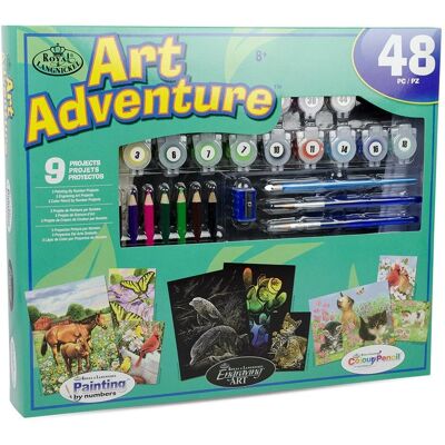 Set di Pittura a Numeri Royal & Langnickel - Avventura Artistica - 48 Pezzi Set di Pittura a Numeri Royal & Langnickel - Avventura Artistica - 48 Pezzi