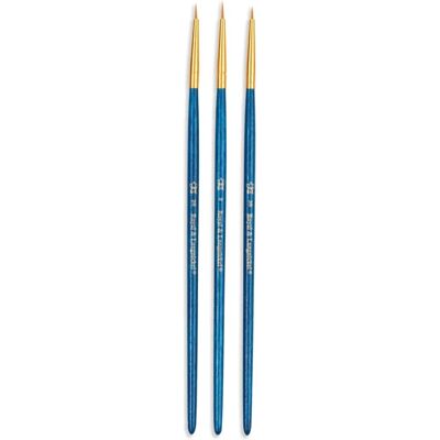 Royal & Langnickel Gold Taklon Set di Pennelli per Dettagli Fini - Set di Pennelli Royal & Langnickel Gold Taklon Set di Pennelli per Dettagli Fini - Set di Pennelli