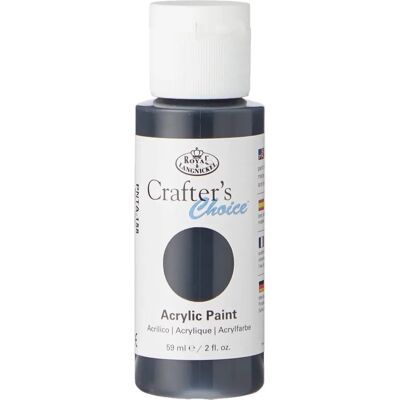 Tinta acrílica preta Royal & Langnickel - 59ml - Materiais de arte e artesanato Tinta acrílica preta Royal & Langnickel - 59ml - Materiais de arte e artesanato