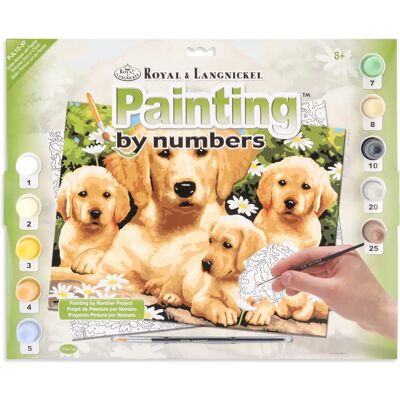 Lumea-lui-andrei - Advanced Golden Retriever - Kit de peinture Lumea-lui-andrei - Advanced Golden Retriever - Kit de peinture