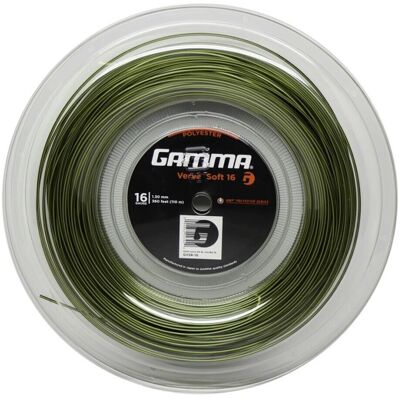 Gamma Verve Soft Tennis-Saiten - 110m, Mehrfarbig - 1,30mm Gamma Verve Soft Tennis-Saiten - 110m, Mehrfarbig - 1,30mm
