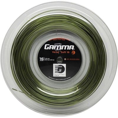 Gamma Verve Soft Tennissaiten - 110m - Gelb/Schwarz/Mehrfarben - 1.25mm Gamma Verve Soft Tennissaiten - 110m - Gelb/Schwarz/Mehrfarben - 1.25mm