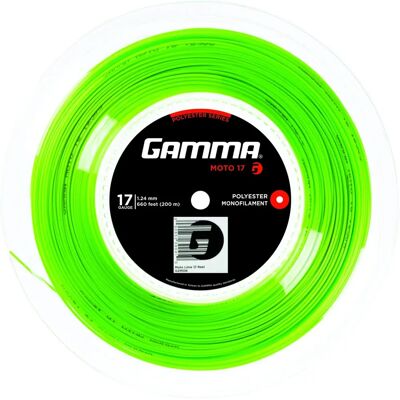 Gamma MOTO - Lime Lime - 1.24 mm Tennis Strings Gamma MOTO - Lime Lime - 1.24 mm Tennis Strings