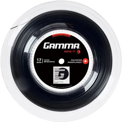 Gamma MOTO Tennissaiten - Schwarz - 1.24mm - Sportausrüstung Gamma MOTO Tennissaiten - Schwarz - 1.24mm - Sportausrüstung
