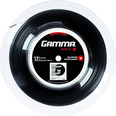 Stringa da tennis Gamma MOTO - Nero - 1.24mm - Attrezzatura Sportiva Stringa da tennis Gamma MOTO - Nero - 1.24mm - Attrezzatura Sportiva
