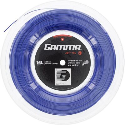 Gamma Jet Tennissaiten - Blau - Kraft, Spin, Komfort Gamma Jet Tennissaiten - Blau - Kraft, Spin, Komfort