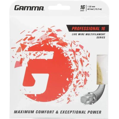 Gamma 16 (1,32 mm) Sznur do tenisa - Sznur do tenisa Gamma 16 (1,32 mm) Sznur do tenisa - Sznur do tenisa