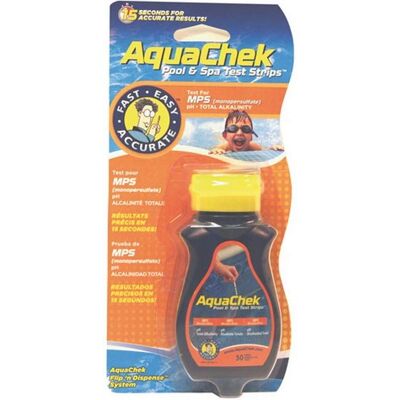 Hach 561682A AquaChek Bandelettes de Test - 3 en 1 Piscine & Spa - Publicité Hach 561682A AquaChek Bandelettes de Test - 3 en 1 Piscine & Spa - Publicité