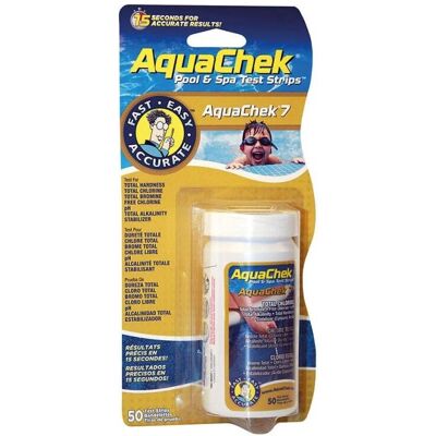 Kit de test d'eau Aquachek Select 7 en 1 - Analyse de l'eau - Publicité Kit de test d'eau Aquachek Select 7 en 1 - Analyse de l'eau - Publicité
