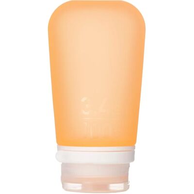 Humangear GoToob+ Orange - Flacon de voyage, Sans BPA, BoucleLock - Publicité Humangear GoToob+ Orange - Flacon de voyage, Sans BPA, BoucleLock - Publicité