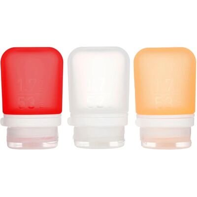 humangear Reisspullen, Set van 3 GoToob+ van Siliconen, 53ml humangear Reisspullen, Set van 3 GoToob+ van Siliconen, 53ml
