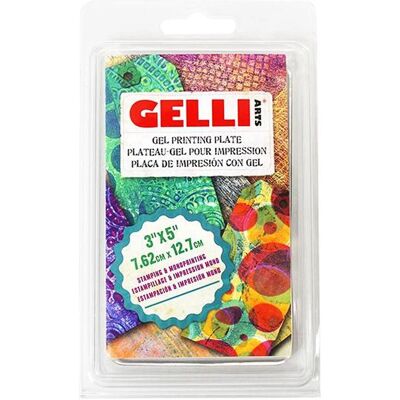 Plaque de Gel Gelli Arts 3x5 - Petite, Réutilisable, Pour Art & Crafts - Publicité Plaque de Gel Gelli Arts 3x5 - Petite, Réutilisable, Pour Art & Crafts - Publicité