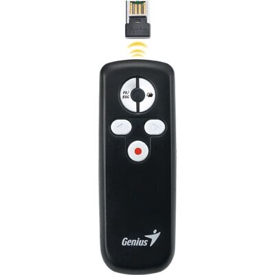 Genius Media Pointer 100 Prezentator Fără Fir - Laser 2,4 GHz Genius Media Pointer 100 Prezentator Fără Fir - Laser 2,4 GHz