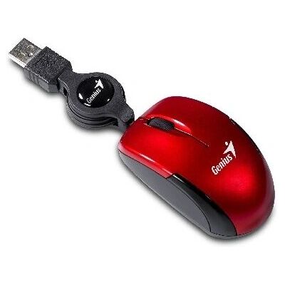 Ratón Genius Micro Traveler Ruby - Óptico 1200 DPI Ratón Genius Micro Traveler Ruby - Óptico 1200 DPI