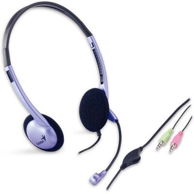 Auriculares con cable Genius HS-02B - Auriculares Auriculares con cable Genius HS-02B - Auriculares