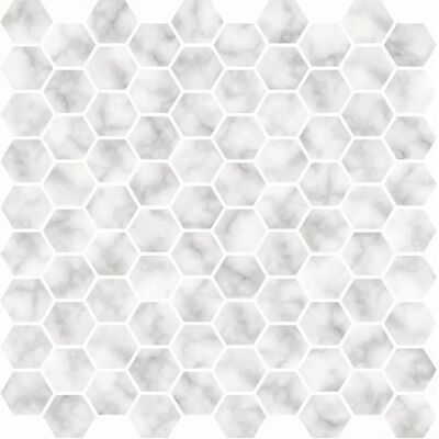 Generic - Hexagon Marble - PeelStick - Wall Tiles Generic - Hexagon Marble - PeelStick - Wall Tiles