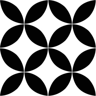 FloorPops FP3301 Black Peel & Stick Floor Tiles - Floor Tiles FloorPops FP3301 Black Peel & Stick Floor Tiles - Floor Tiles