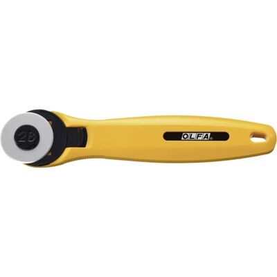 Olfa RTY-1/C 28mm Rotary Cutter - Fabric, Sewing Projects Olfa RTY-1/C 28mm Rotary Cutter - Fabric, Sewing Projects