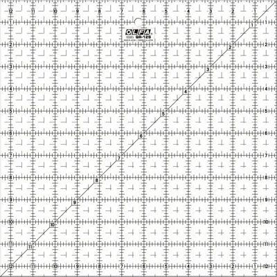 Olfa 30cm Transparent Ruler - Quilting & Crafting Tool Olfa 30cm Transparent Ruler - Quilting & Crafting Tool