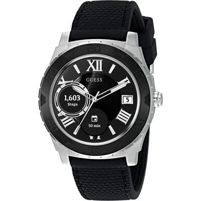 Guess C1001G1 Montre Connectée en Acier Inoxydable - Montre - Publicité Guess C1001G1 Montre Connectée en Acier Inoxydable - Montre - Publicité