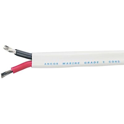 Ancor Duplex Platt Kabel - Marin Kvalitet 76.2 M Vit Ancor Duplex Platt Kabel - Marin Kvalitet 76.2 M Vit