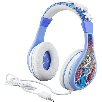 EKIDS Disney Princess Frozen Tradycyjne Słuchawki Przewodowe - NIEBIESKIE EKIDS Disney Princess Frozen Tradycyjne Słuchawki Przewodowe - NIEBIESKIE