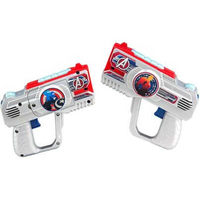 eKids Avengers Marvel Laser Tag Blasters - Efekty Dźwiękowe i Światła eKids Avengers Marvel Laser Tag Blasters - Efekty Dźwiękowe i Światła