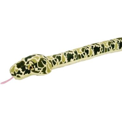 Animal en peluche serpent camouflage vert de Wild Republic - 137 cm - Publicité Animal en peluche serpent camouflage vert de Wild Republic - 137 cm - Publicité