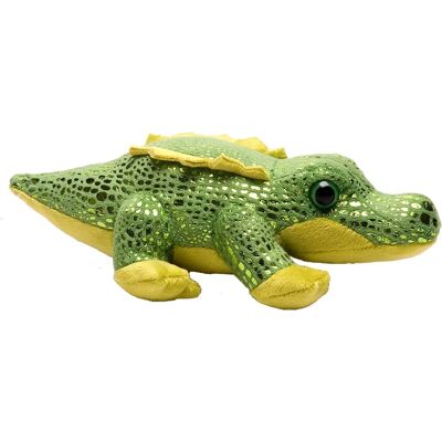 Wild Republic - Hug'ems Alligator - Vert - Pailleté - Peluche Wild Republic - Hug'ems Alligator - Vert - Pailleté - Peluche