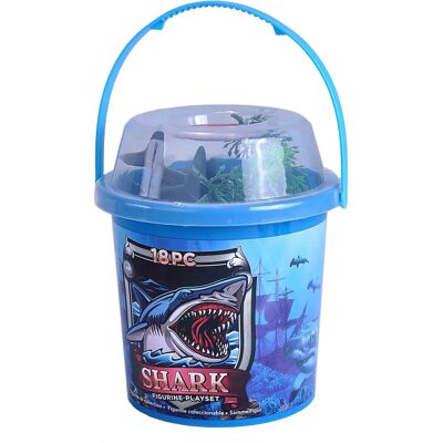 Set di giocattoli di squali Wild Republic - Secchio avventura per bambini Set di giocattoli di squali Wild Republic - Secchio avventura per bambini