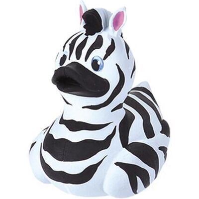 Wild Republic 23205 Canard en caoutchouc noir et blanc - Jouet de bain Wild Republic 23205 Canard en caoutchouc noir et blanc - Jouet de bain