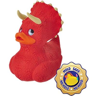 Wild Republic - Triceratops Rubber Duck - Piros - Játékok Wild Republic - Triceratops Rubber Duck - Piros - Játékok