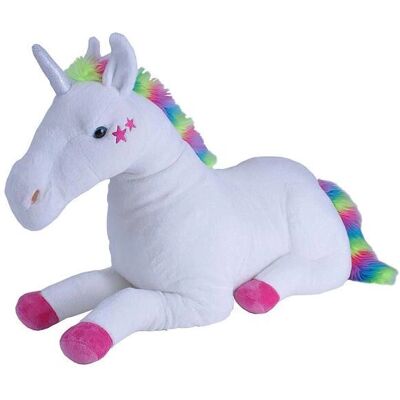 Licorne Wild Republic - Jouet en peluche géant avec crinière arc-en-ciel 76cm - Animal en peluche - Publicité Licorne Wild Republic - Jouet en peluche géant avec crinière arc-en-ciel 76cm - Animal en peluche - Publicité